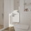 W999125017 Gloss White+Plywood+1+Bathroom+Wall Mounted