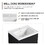 24 inch Wall-Mounted Bathroom Vanity with Sink, for Small Bathroom (KD-Packing) W999135120