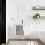 28 inch Wall-Mounted Bathroom Vanity with Sink, for Small Bathroom (KD-Packing) W999137148