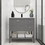 Bathroom Vanity with Soft Close Drawers and Gel Basin,36x18 W99951337