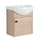 Small Size 18 inch Bathroom Vanity with Ceramic Sink,Wall Mounting Design(KD-PACKING)-G-BVB02318PLO W99959248