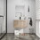 W99982010 White Oak+Plywood+2+Bathroom+Wall Mounted
