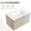 30 inch Wall Mounted Bathroom Vanity(KD-Packing)-BVC04730WEO W99982010