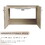 30 inch Wall Mounted Bathroom Vanity(KD-Packing)-BVC04730WEO W99982010