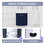 Corner Bathroom Vanity Sink Combo for Small Space Wall Mounted Cabinet Set, Ceramic Sink(BVC05316NB) W99990112