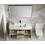 48 inch Bathroom Vanity Freestanding Design with Resin Sink W999S00072