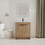 W999S00100 Imitative Oak+Plywood+2+Bathroom+Freestanding