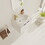 24 inch Wall Mounted Bathroom Vanity with SInk, Soft Close Doors, for Small Bathroom (KD-PACKING) W999S00114