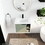 24" Floating Wall-Mounted Bathroom Vanity with Ceramics Sink & Soft-Close Cabinet Door W999S00122