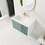 Floating Bathroom Vanity with Sink 32 inch for Bathroom, Bathroom Vanity with Soft Close Door W999S00126