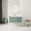 W999S00128 Mint Green+Plywood+Bathroom+Wall Mounted+Modern