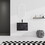W999S00170 Black+Plywood+2+Soft Close Doors+Bathroom