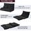 Orisfur. Lazy Sofa Adjustable Folding Futon Sofa Video Gaming Sofa with Two Pillows WF015436AAB