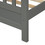 Wood Platform Bed with Headboard and Footboard, Twin (Gray) WF192972AAE