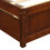 Twin Platform Storage Bed Wood Bed Frame with Two Drawers and Headboard, Walnut WF194279AAD