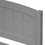Twin size Platform Bed with Two Drawers, Gray WF194280AAE