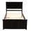 Platform Bed with Twin Size Trundle, Twin Size Frame, Espresso WF194473AAP