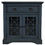 Trexm Retro Storage Cabinet Wih Doors and Big Wood Drawer, Home Office Furniture Storage Chest, Antique Navy WF195159AAM