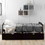 Twin size platform bed, with two drawers, espresso WF195910AAP