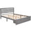 Queen Size Platform Bed with Drawers, Gray WF197753AAE