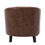 PU Leather Tufted Barrel ChairTub Chair for Living Room Bedroom Club Chairs WF212660AAA