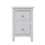 2 Drawers Solid Wood Nightstand End Table in White WF283148AAK