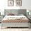 Gray + Wood + Queen Bed