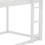 Twin over Twin Low Bunk Bed, House Bed with Ladder, White WF285733AAK