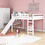 Loft Bed with Slide, Multifunctional Design, Full (White) WF286242AAK