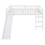 Loft Bed with Slide, Multifunctional Design, Full (White) WF286242AAK