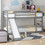 Twin over Twin Bunk Bed with Convertible Slide and Ladder, Gray WF286601AAE