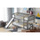 Twin over Twin Bunk Bed with Convertible Slide and Ladder, Gray WF286601AAE