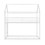 Bunk Beds for Kids Twin over Twin,House Bunk Bed Metal Bed Frame Built-in Ladder,No Box Spring Needed White WF286772AAK