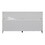 TREXM Movable Cushion Storage Bench with Drawers and Backrest for Entryway and Living Room (Gray Wash) WF287471AAE