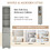 Tall Bathroom Cabinet, Freestanding Storage Cabinet with Drawer, MDF Board, Adjustable Shelf, Grey WF289423AAG