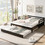 Twin or Double Twin Daybed with Trundle,Espresso WF290883AAP