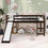 Loft Bed with Slide, Multifunctional Design, Twin (Espresso) WF292715AAP