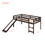 Loft Bed with Slide, Multifunctional Design, Twin (Espresso) WF292715AAP