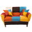 U_STYLE Small Space Colorful Sleeper Sofa, Solid Wood Legs WF296669ZAA