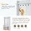 On-Trend Vintage Style Mudroom Hall Tree with 5 Metal Hooks and 2 Large Rattan Element Drawers, Wooden Hallway Organizer with Storage Bench and Metal Drawer Handles, White WF299458AAK