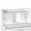 Vanity Makeup Table with Mirror and Retractable Table, Storage Dresser for Bedroom with 7 Drawers and Hidden Storage,White WF299744AAK