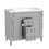 36" Bathroom Vanity without Top Sink, Cabinet only, Modern Bathroom Storage Cabinet with 2 Soft Closing Doors and 2 Drawers(NOT INCLUDE BASIN SINK) WF305078AAE