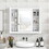 WF305081AAK White+MDF+Bathroom