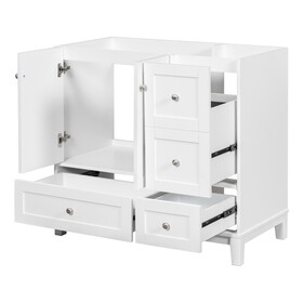 [Cabinet Only] 36" Bathroom vanity, white SV000011AAE