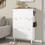WF308731AAK White+Particle Board+Freestanding+3-4 Drawers+Primary Living Space