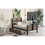 Twin Size Metal Platform Bed with MDF Headboard and Footboard,Two Storage Drawers and Rotatable TV Stand,Black WF309871AAB