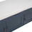 TREXM Storage Bench with 3 Shutter-shaped Doors, Shoe Bench with Removable Cushion and Hidden Storage Space (Antique Navy) WF310529AAM