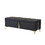 Elegant Upholstered Storage Ottoman,Storage Bench with Metal Legs for Bedroom,Living Room,Fully assembled Except Legs,Black WF310944AAB