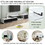 U-Can, Minimalist Rectangle Extendable TV Stand, TV Cabinet with 2 Drawers and 1 Cabinet for Living Room, Up to 100" WF311369AAK