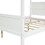 Queen Size Canopy Platform Bed with Headboard and Footboard,Slat Support Leg - WhiteWF311397AAK